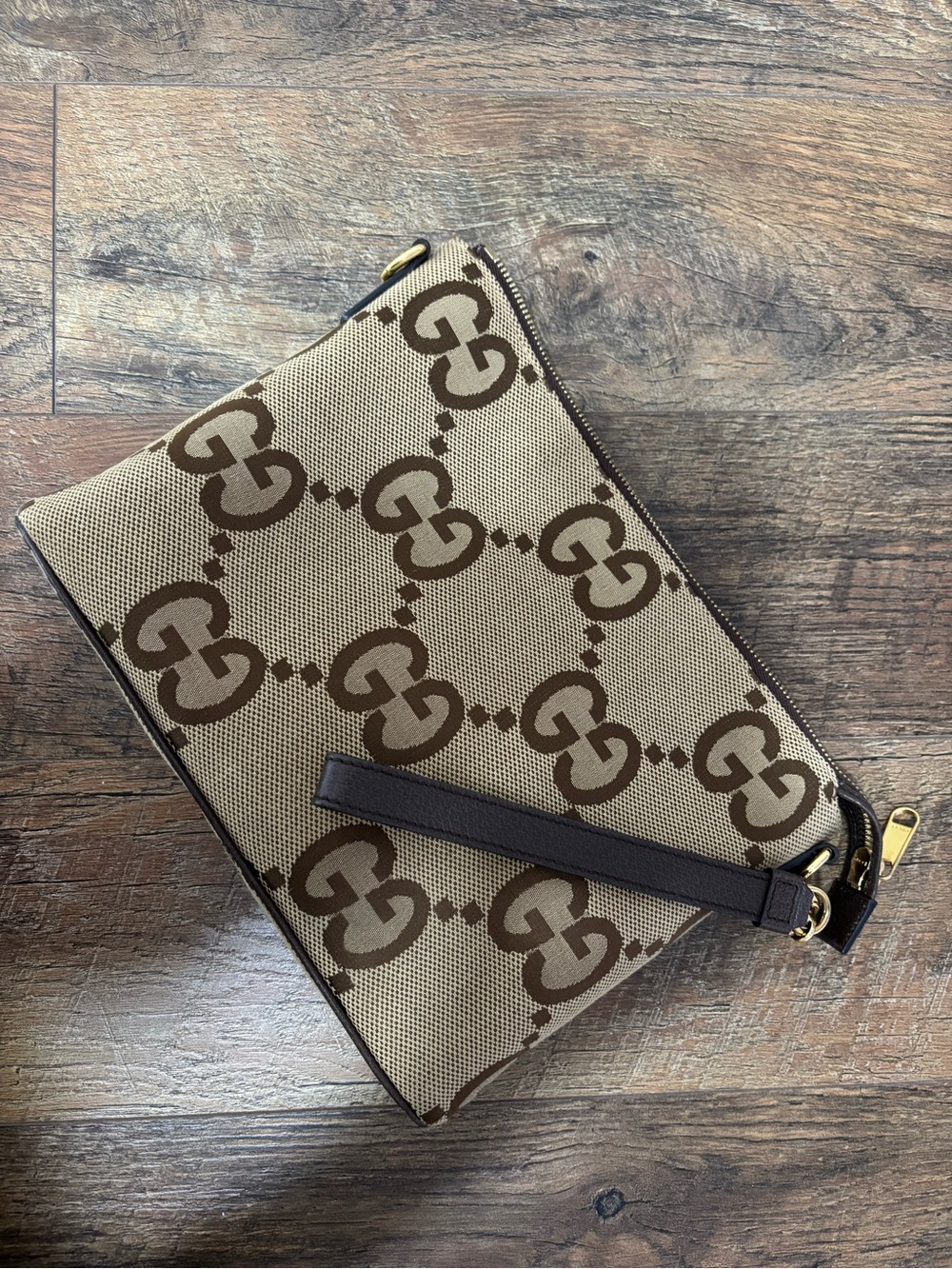 Gucci Jumbo GG Canvas Messenger Bag